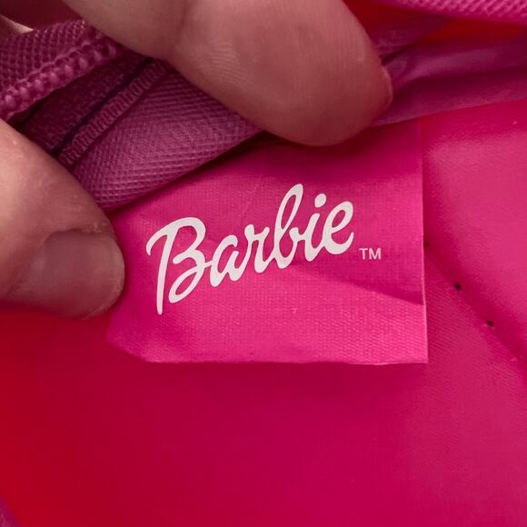Vintage Y2K '02 Children's Barbie Backpack Rainbow Pink VGUC Nostalgia - Picture 9 of 9